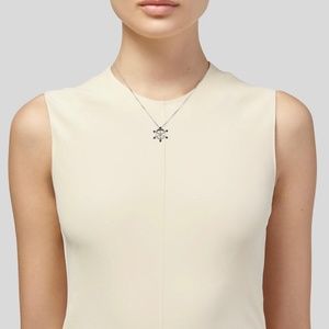 EFFY Sapphire & Diamond Ship Wheel Pendant Necklace (NEW)